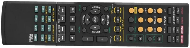 Alt view image 2 of 3 - AJMRTC RAV315 Replacement Remote Control WK22730EU for Yamaha AV Receiver HTR6040G RX-V461 HTR-6050 RX-V650, Home Theater Audio Remote Controller, No Programming Needed