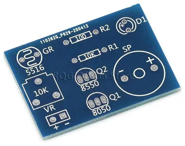 Main image of AJMRTC Photosensitive Light-Controlled Sound & Light Alarm DIY Electronic Kit, Light Sensing Trigger Alarm Module Parts Set, Soldering Practice Suite for Electrician Training, Electronic DIY Productio