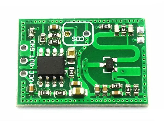 Alt view image 2 of 3 - AJMRTC 5Pcs RCWL-0515 Microwave Radar Sensor Module, 2.7G Doppler Motion Detector, 12-15M Long Distance Human Body Induction Board for Garage Light, UV Lamp, Smart Home Lighting Control