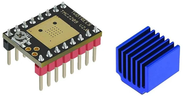 Alt view image 3 of 3 - AJMRTC TMC2209 V2.0 3D Printer Stepper Motor Driver, Upgraded Silent 42 Step Motor Driver Module for Reprap, Ramps1.4, MKS, Prusa I3, Ender-3 Pro 3D Printing Machine