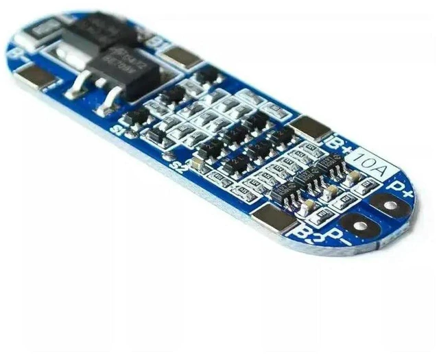 Main image of AJMRTC 3S 11.1V 12.6V 10A Lithium Battery BMS Protection Board, 3 Strings 12V Li-ion Cell Management Module with Overcharge, Overdischarge, Short Circuit Protection for 18650 Battery Pack DIY