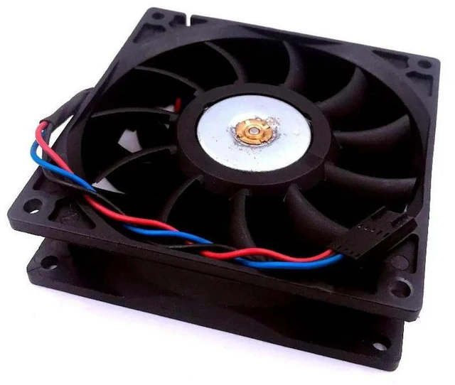 Alt view image 2 of 3 - AJMRTC 1Pcs 9025 Cooling Fan 92×92×25mm FFB0912SH, DC 12V 1.04A Dual Ball Bearing High Speed Case Fan with Connector for Server, Cabinet, Industrial Equipment Cooling