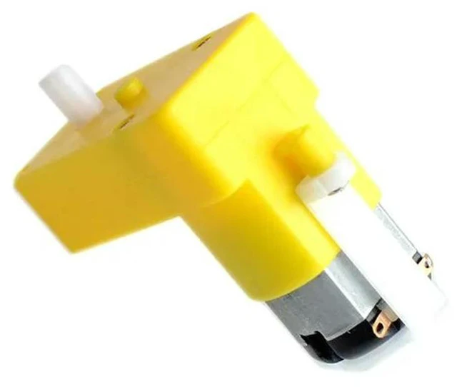 Alt view image 2 of 3 - AJMRTC DC3-6V TT Micro Gear Reduction Motor, L-Bend Shaft Type DC Gear Motor for Robot, Remote Control Car, Smart Car Model, DIY Robotic Engineering Projects