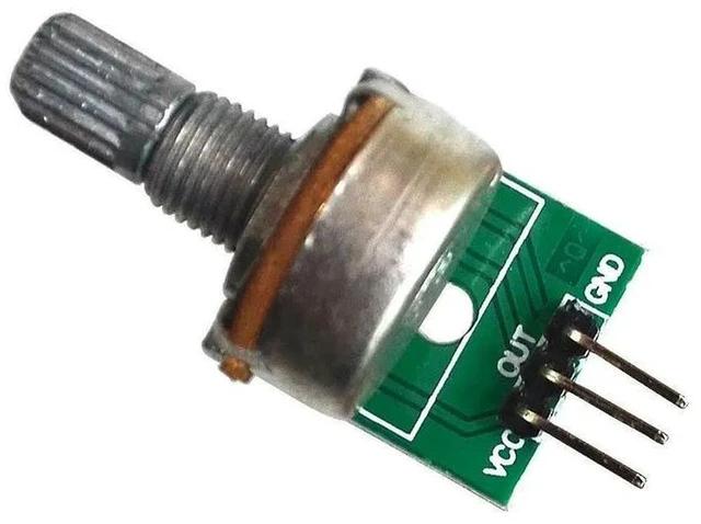 Alt view image 2 of 3 - AJMRTC 10K Adjustable Potentiometer Module, 10K Variable Resistor Lap Potentiometer Breakout Board for Voltage Divider, LED Dimming, Arduino, Raspberry Pi and DIY Electronic Control Projects