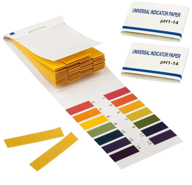 Alt view image 3 of 3 - AJMRTC 4 Set 320 Strips pH 1-14 Litmus Test Paper, Universal pH Test Strips with Color Control Card for Testing Water, Cosmetics, Soil, Urine, Liquids Acid & Alkaline Detection