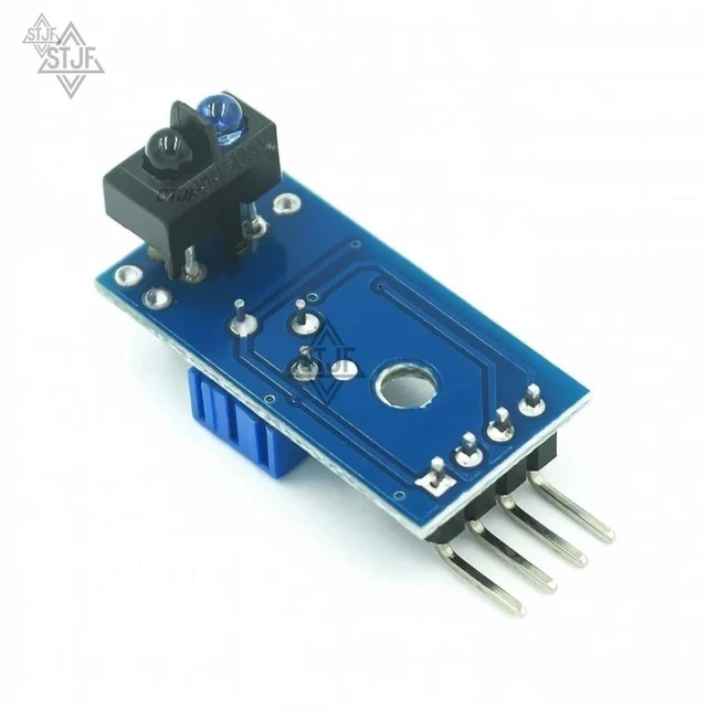 Alt view image 3 of 3 - AJMRTC SJTF TCRT5000 Infrared Reflectance Sensor Module, Line Tracing & Obstacle Avoidance IR Tracking Sensor for Smart Robot Car, Arduino, Raspberry Pi DIY Electronic Projects