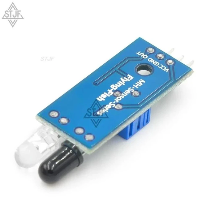 Alt view image 2 of 3 - AJMRTC 10PCS IR Infrared Obstacle Avoidance Sensor Module, Reflective Photoelectric Obstacle Detection Sensor for Smart Robot Car, Arduino Raspberry Pi DIY Electronic Projects