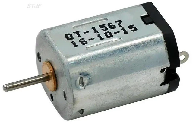 Alt view image 3 of 3 - AJMRTC N20 Flat DC Micro Motor, 1.5V-6V High Speed Large Torque Carbon Brush Motor, Small Electric DC Motor for Model Toy, Robot Car, DIY Electronic Assembly and Handmade Production Projects