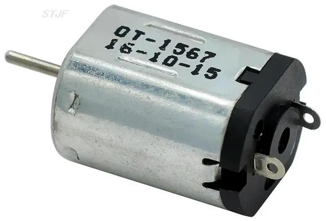 Alt view image 2 of 3 - AJMRTC N20 Flat DC Micro Motor, 1.5V-6V High Speed Large Torque Carbon Brush Motor, Small Electric DC Motor for Model Toy, Robot Car, DIY Electronic Assembly and Handmade Production Projects