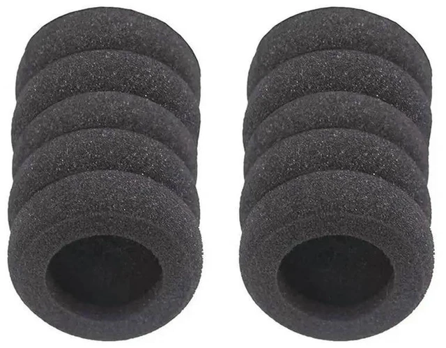 Alt view image 2 of 3 - AJMRTC 2X Thickened Universal Headphone Ear Pads, 60mm Sponge Ear Cushion Earmuff Replacement Cover, Soft Foam Earphone Protective Sleeve for Over-Ear Headphones, Easy to Install