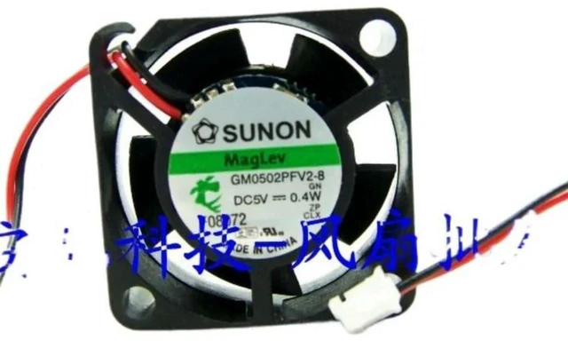 Main image of AJMRTC 1Pcs GM0502PFV2-8 2510 Mini Maglev Cooling Fan, 25x25x10mm 2.5cm DC 5V 0.4W Brushless Axial Fan, Low Noise Replacement Fan for Small Electronic Equipment, Humidifier, Instrument, DIY Cooling