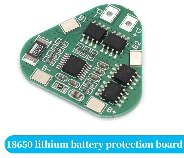 Main image of AJMRTC 3S 8A Li-ion BMS PCB Protection Board, 11.1V 12.6V 3 Cell Lithium Battery PCM Module, Overcharge Over-Discharge Overcurrent Short Circuit Protection for 3S 12V Lithium Battery Pack