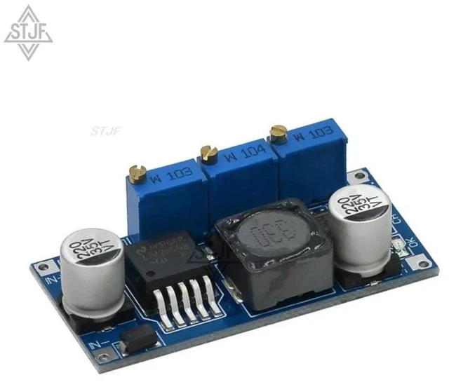 Main image of AJMRTC LM2596S DC-DC Step Down Power Supply Module, Adjustable CC/CV LED Driver Constant Current Charger, LM2596 Buck Converter for Voltage Current Regulator DIY Power Projects