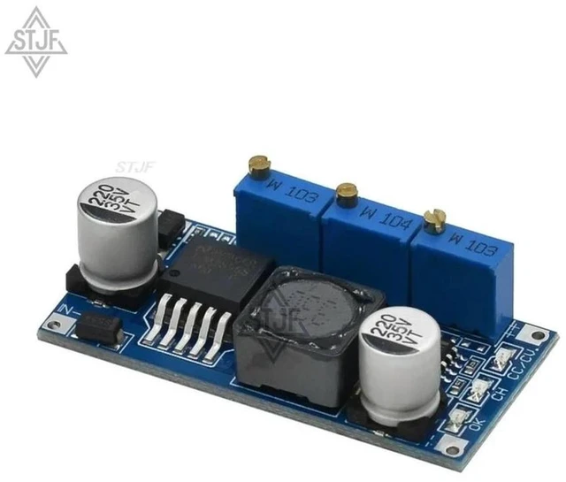 Alt view image 3 of 3 - AJMRTC LM2596S DC-DC Step Down Power Supply Module, Adjustable CC/CV LED Driver Constant Current Charger, LM2596 Buck Converter for Voltage Current Regulator DIY Power Projects