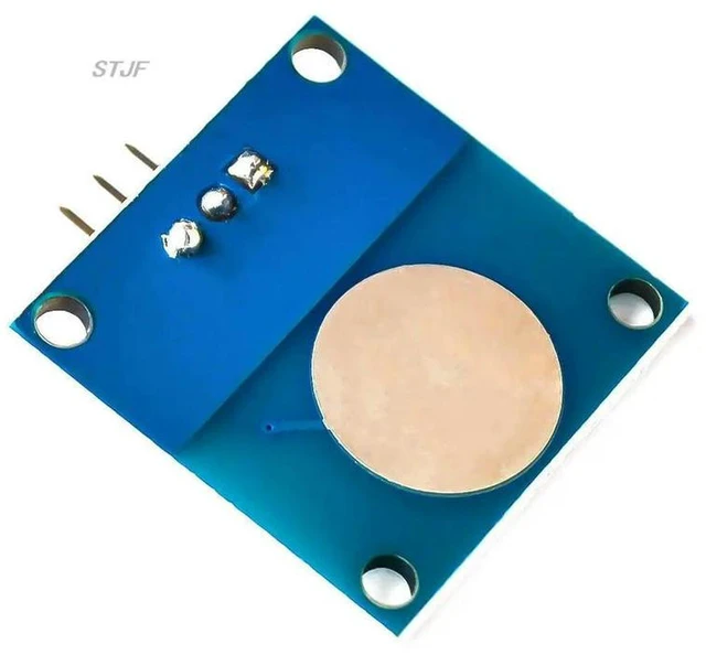 Alt view image 3 of 3 - AJMRTC TTP223B Capacitive Touch Sensor Module, Digital TTP223 Touch Switch Module, Blue PCB Single Channel Capacitive Touch Detector for Arduino ESP32 STM32 Electronic DIY Projects