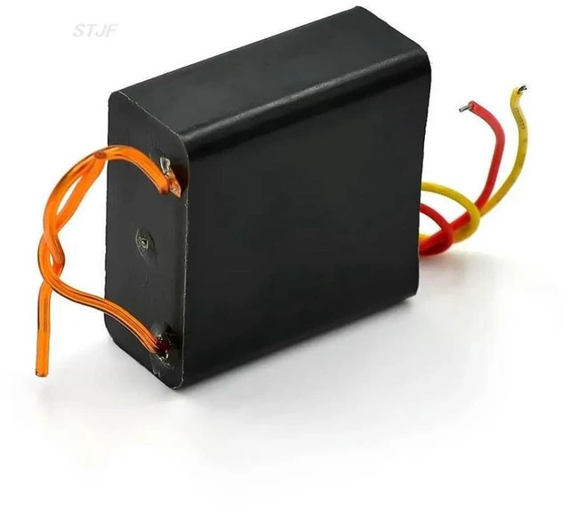 Alt view image 3 of 3 - AJMRTC MC800 DC Pulse High Voltage Generator Module, High Voltage Ignition Coil Pack, Produce 1.5cm Ignition Arc, Step-up Pulse Transformer for Electronic Experiment, High Voltage DIY Projects
