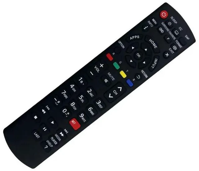 Alt view image 3 of 3 - AJMRTC N2QAYB000926 Replacement Remote Control for Panasonic LED LCD HDTV, Compatible with TC-39AS530 TC39AS530U TC-40AS520 TC40AS520U TV, Infrared TV Remote Controller