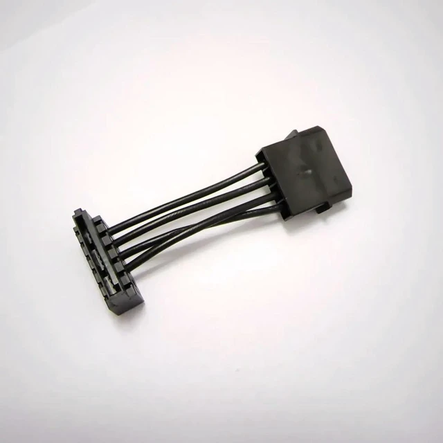 Alt view image 2 of 3 - AJMRTC 4Pin IDE Molex to 15Pin SATA Power Cable, 5CM Short 18AWG Wire, IDE Molex to SATA Power Adapter Cord for HDD SSD Hard Disk Drive PC Server Internal Power Supply Connection