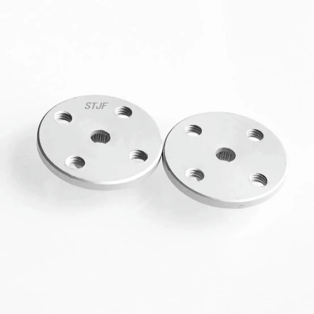 Alt view image 3 of 3 - AJMRTC 5PCS/LOT Aluminum 25T Round Servo Horn Disc Metal Servo Arm, 25 Tooth Servo Disc for MG995 MG996 ACE Servo Motor, Robot RC Mechanical Arm Replacement Accessories
