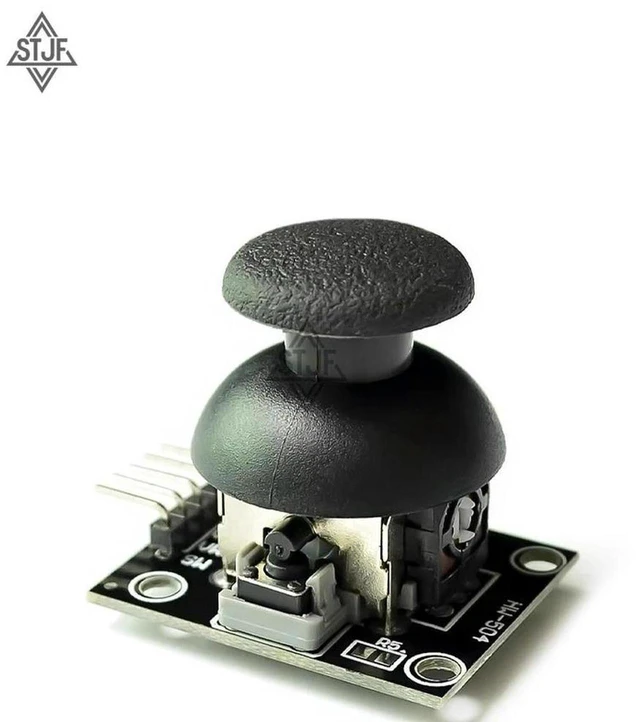 Main image of AJMRTC KY-023 Dual-axis XY Joystick Module, PS2 Style Joystick Control Lever Sensor, Analog 2-Axis Joystick for Arduino Raspberry Pi STM32 DIY Game Controller Electronic Projects