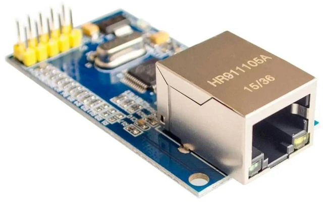 Main image of AJMRTC W5500 Ethernet Network Module, Hardware TCP/IP Protocol Stack, SPI Interface, Upgrade Replacement for W5100, for 51 STM32 Microcontroller, Embedded Web Server IoT Network Communication Projects