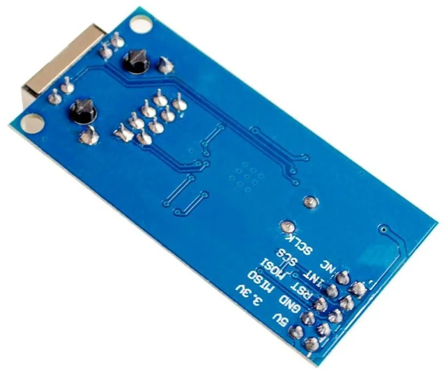 Alt view image 2 of 3 - AJMRTC W5500 Ethernet Network Module, Hardware TCP/IP Protocol Stack, SPI Interface, Upgrade Replacement for W5100, for 51 STM32 Microcontroller, Embedded Web Server IoT Network Communication Projects