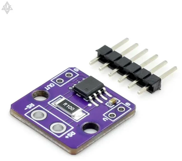 Alt view image 2 of 3 - AJMRTC MAX4080SASA High Side Current Sense Amplifier Module, 76V High Precision Current Detection Monitor, 60V/V Gain Bidirectional Current Sensing Board for Industrial Power Supply Battery Current