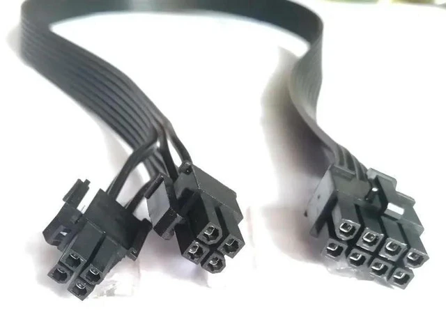 Alt view image 3 of 3 - AJMRTC 8Pin to Mainboard CPU 8P 4+4Pin Power Socket Module Cable, CPU 4+4 Pin Extension Power Cord for G2 G3 550W 650W 750W 850W 1000W Modular Power Supply, PC Motherboard CPU Power Adapter Wire