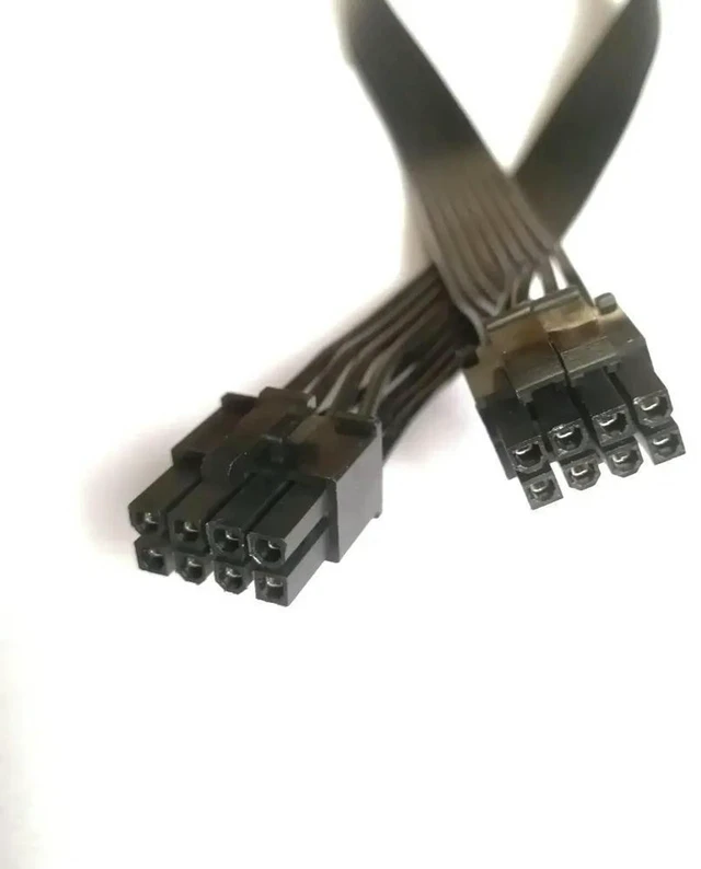 Alt view image 2 of 3 - AJMRTC 8Pin to Mainboard CPU 8P 4+4Pin Power Socket Module Cable, CPU 4+4 Pin Extension Power Cord for G2 G3 550W 650W 750W 850W 1000W Modular Power Supply, PC Motherboard CPU Power Adapter Wire