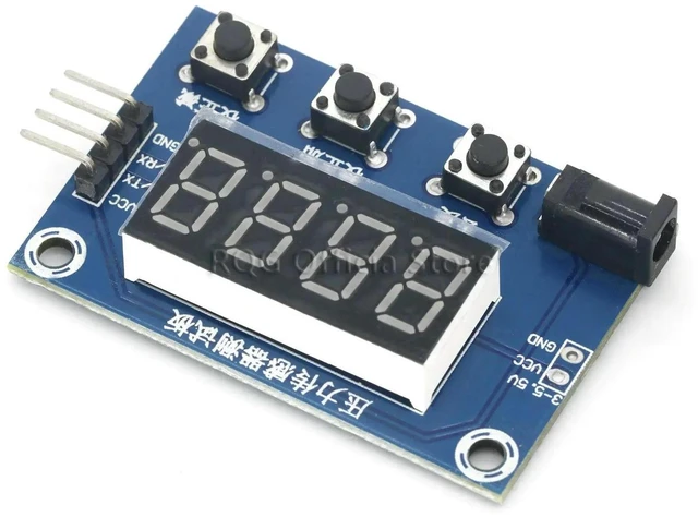 Alt view image 3 of 3 - AJMRTC HX711 Load Cell AD Weight Pressure Sensor Module with Digital Display, 24-bit High Precision Weighing Instrument Electronic Scale Module, DIY Electronic Weight Measuring Sensor for Arduino Proj