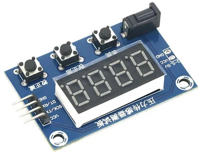 Alt view image 3 of 3 - AJMRTC 2Pcs HX711 Load Cell AD Weight Pressure Sensor Module with Digital Display, 24-Bit High Precision Weighing Instrument Electronic Scale Module, Weight Detection Sensor Kit for Arduino DIY