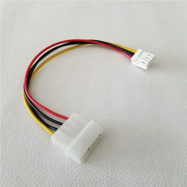 Alt view image 2 of 3 - AJMRTC 20cm D-Type 4Pin IDE Power to Floppy Drive Small 4Pin Extension Cable, Molex IDE to FDD Power Adapter Cord, Internal PC Power Cable for Vintage Desktop 3.5 Inch Floppy Disk Drive Retro Computer