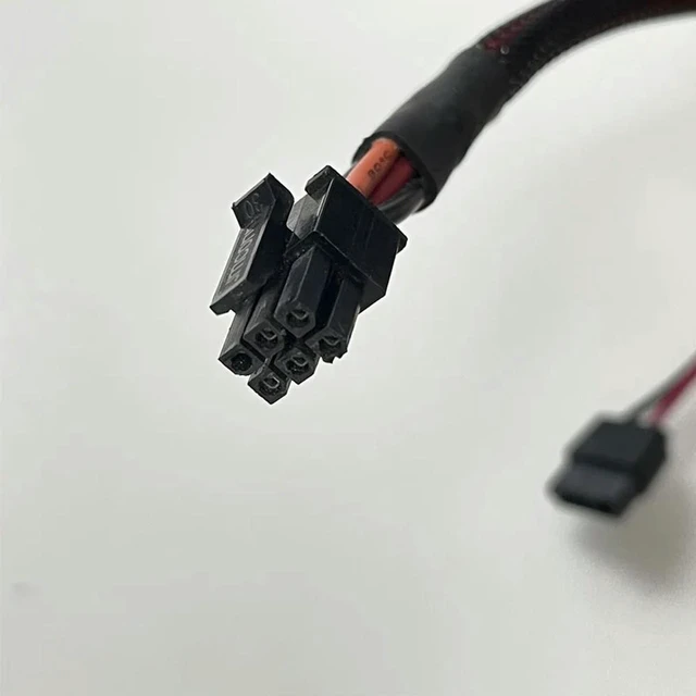 Alt view image 3 of 3 - AJMRTC Mini 6Pin to HDD Small 6P Optical Drive Power Cable, 18AWG Braided Sleeve Power Cord Replacement for 3653 3650 3655 3250 3268 3660 3667 3668 Desktop, Hard Disk Optical Drive Power Supply Wire