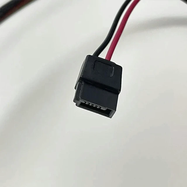 Alt view image 2 of 3 - AJMRTC Mini 6Pin to HDD Small 6P Optical Drive Power Cable, 18AWG Braided Sleeve Power Cord Replacement for 3653 3650 3655 3250 3268 3660 3667 3668 Desktop, Hard Disk Optical Drive Power Supply Wire