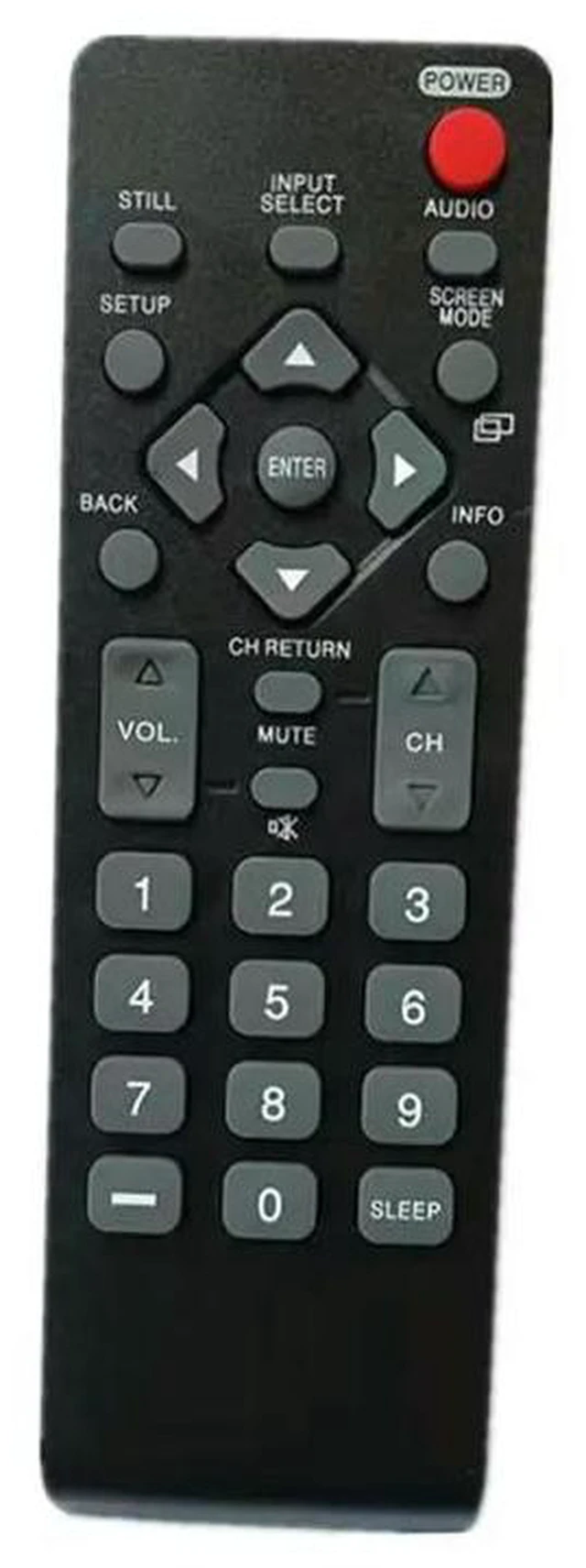 Alt view image 2 of 3 - AJMRTC Replacement Remote Control NH000UD NH001UD, IR Remote for Emerson Sylvania TV LC320EMFX LC195EMX LC320EMXF LC320EMXFB2 LC320EMX, No Programming Needed, Direct Replace Broken Original Television