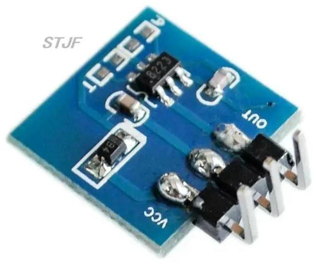 Main image of AJMRTC 10PCS/LOT TTP223 Capacitive Touch Sensor Switch Module, Digital Touch Detection Sensor Board, Single Channel Touch Switch for Arduino STM32 Raspberry Pi DIY Electronic Circuit Projects