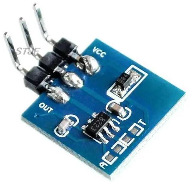 Alt view image 2 of 3 - AJMRTC 10PCS/LOT TTP223 Capacitive Touch Sensor Switch Module, Digital Touch Detection Sensor Board, Single Channel Touch Switch for Arduino STM32 Raspberry Pi DIY Electronic Circuit Projects