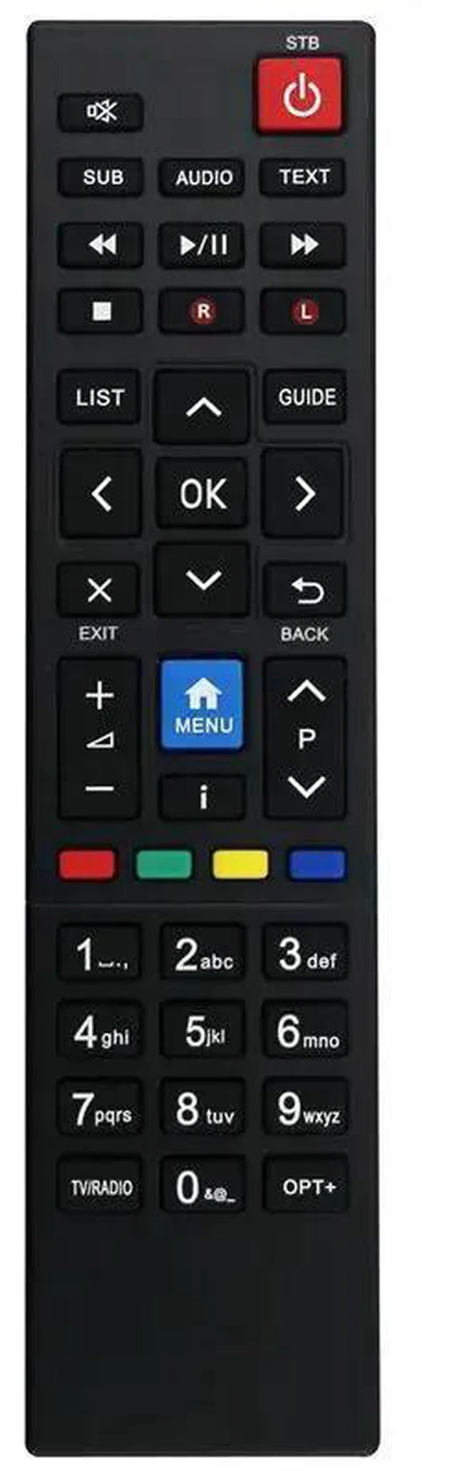 Main image of AJMRTC RM-M04 Replacement Remote Control, Compatible with HUMAX Nano Eco Set-Top Box, Replaces RM-105U RM-M04 HDR1800T, IR Remote Controller, Plug & Play No Programming Needed for HUMAX Nano Eco TV Bo