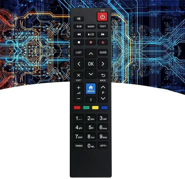 Alt view image 2 of 3 - AJMRTC RM-M04 Replacement Remote Control, Compatible with HUMAX Nano Eco Set-Top Box, Replaces RM-105U RM-M04 HDR1800T, IR Remote Controller, Plug & Play No Programming Needed for HUMAX Nano Eco TV Bo