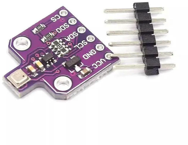Alt view image 2 of 3 - AJMRTC BME680 Digital Temperature Humidity Pressure Gas Sensor Module CJMCU-680, High Altitude Environmental Detection Development Board, Multi-Parameter Sensor for Arduino STM32 IoT Weather Monitorin