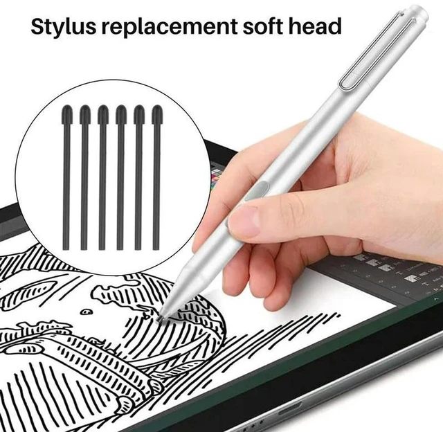 Alt view image 2 of 3 - AJMRTC 40 Pack Replacement Stylus Pen Tips Nibs for Remarkable 2 Stylus, Soft Black Marker Pen Nibs, Wear Resistant Drawing Pen Tips for Remarkable 2 E-Reader Stylus