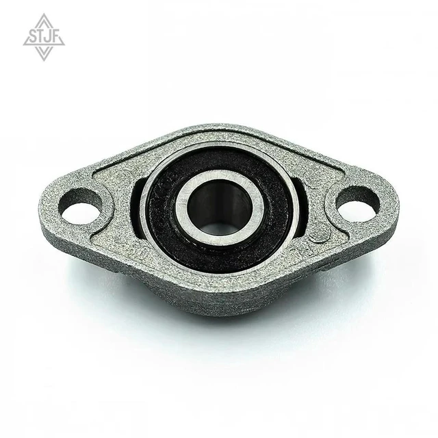 Alt view image 2 of 3 - AJMRTC KFL-08 Miniature Pillow Block Bearing, Zinc Alloy KFL08 Flange Mounted Bearing Seat with 8mm Bore, Self-Aligning Support for 3D Printer Lead Screw Shaft Fixing