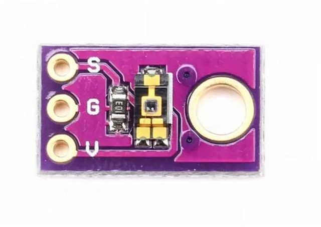 Alt view image 3 of 3 - AJMRTC TEMT6000 Ambient Light Sensor Module, Professional TEMT6000 Analog Light Intensity Detector, Visible Light Sensor Breakout Board for Arduino, Raspberry Pi and Light Detection DIY Projects