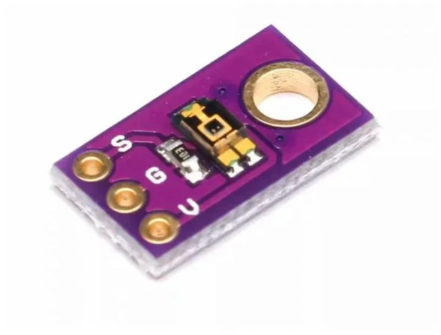Alt view image 2 of 3 - AJMRTC TEMT6000 Ambient Light Sensor Module, Professional TEMT6000 Analog Light Intensity Detector, Visible Light Sensor Breakout Board for Arduino, Raspberry Pi and Light Detection DIY Projects