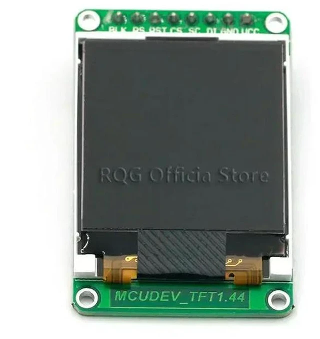 Alt view image 2 of 3 - AJMRTC 1.44 Inch 128x128 SPI TFT LCD Display Module, Full Color Serial Screen, Replace OLED Screen, SPI Interface 128*128 Color LCD Panel for Arduino Raspberry Pi STM32 ESP32 DIY Electronic Project