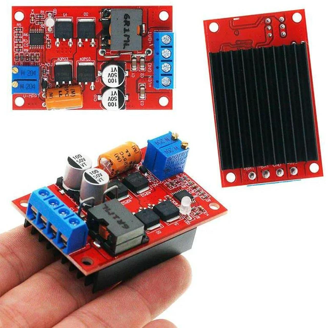 Main image of AJMRTC 5A MPPT Solar Charge Controller Board, Solar Panel Regulator Charging Control Module, Auto Identify 9V 12V 24V, MPPT Solar Charging Control Panel for Lithium Battery Solar Power DIY Off-grid