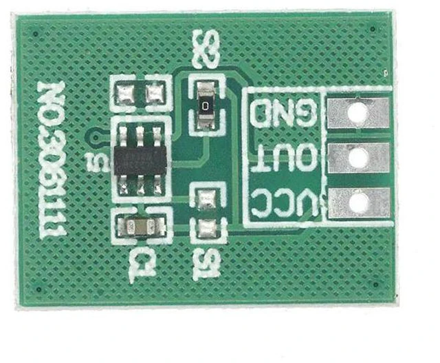 Alt view image 2 of 3 - AJMRTC TTP223-BA6 Capacitive Touch Sensor Module, Single Point Touch Button Switch, Penetrable Isolation Touch Pad, TTP223 Capacitance Induction Touch Module for Arduino ESP32 STM32 Smart Home DIY