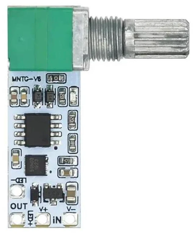 Alt view image 3 of 3 - AJMRTC LED Constant Voltage Dimmer Control Module, Small Stepless Knob Potentiometer Dimmer, DC LED Brightness Regulator for Table Lamp, Live Stream Fill Light, DIY LED Lighting Projects