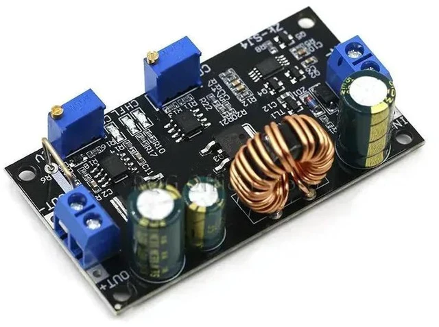 Alt view image 3 of 3 - AJMRTC 60W DC-DC Solar Charging Module, Auto Boost Buck Voltage Stabilizer, Constant Current Solar Power Generation Regulator, High Efficiency Step Up Step Down Board for Solar Battery Charging DIY