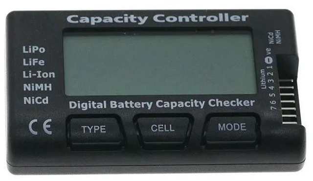Alt view image 2 of 3 - AJMRTC CellMeter-7 Digital Battery Capacity Checker, CellMeter7 Voltage Tester for LiPo LiFe Li-ion Ni-Cd Ni-MH, Battery Cell Detector for RC Hobby Battery Pack Measurement